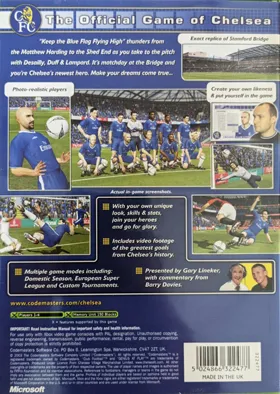 Club Football Chelsea FC (Europe) box cover back